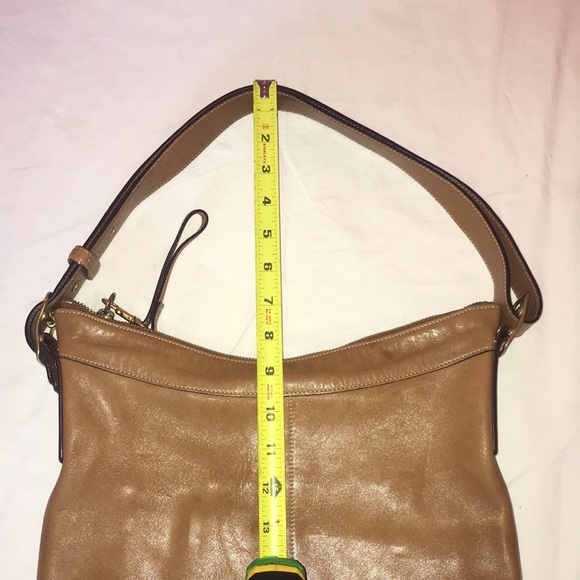 Vintage Coach 9325 Brown Leather Hobo Shoulder Bag Purse Adjustable Strap - Picture 9 of 13